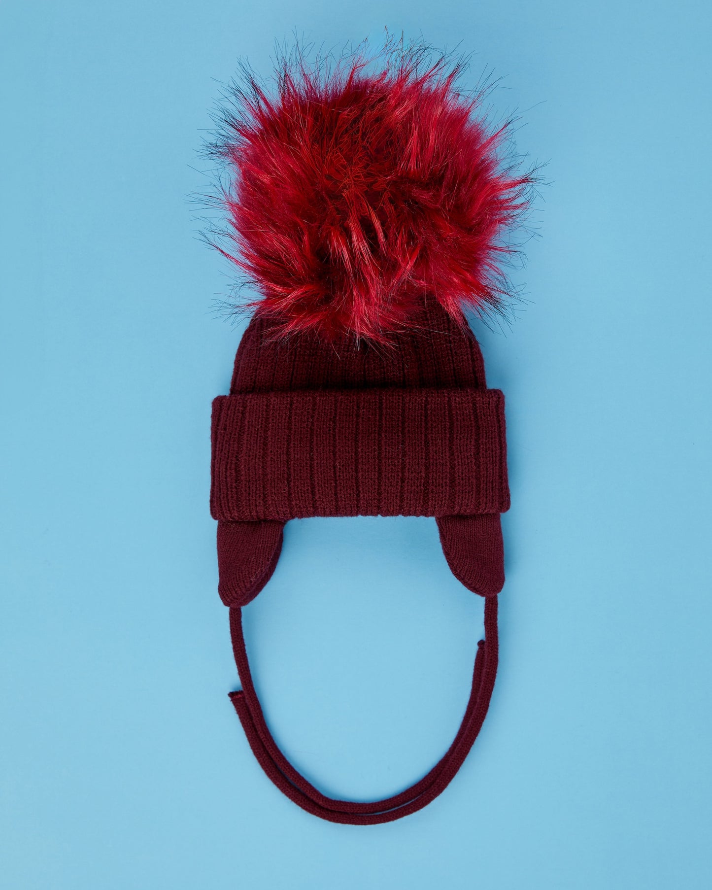 SURPRISE TRIO : 3 Knit Beanies, 3 Removable Poms
