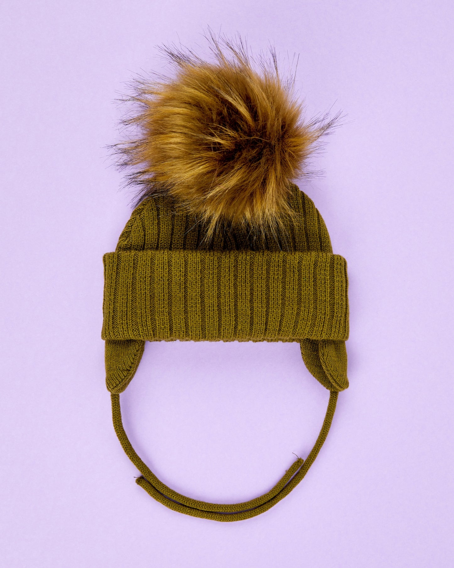 SURPRISE TRIO : 3 Knit Beanies, 3 Removable Poms