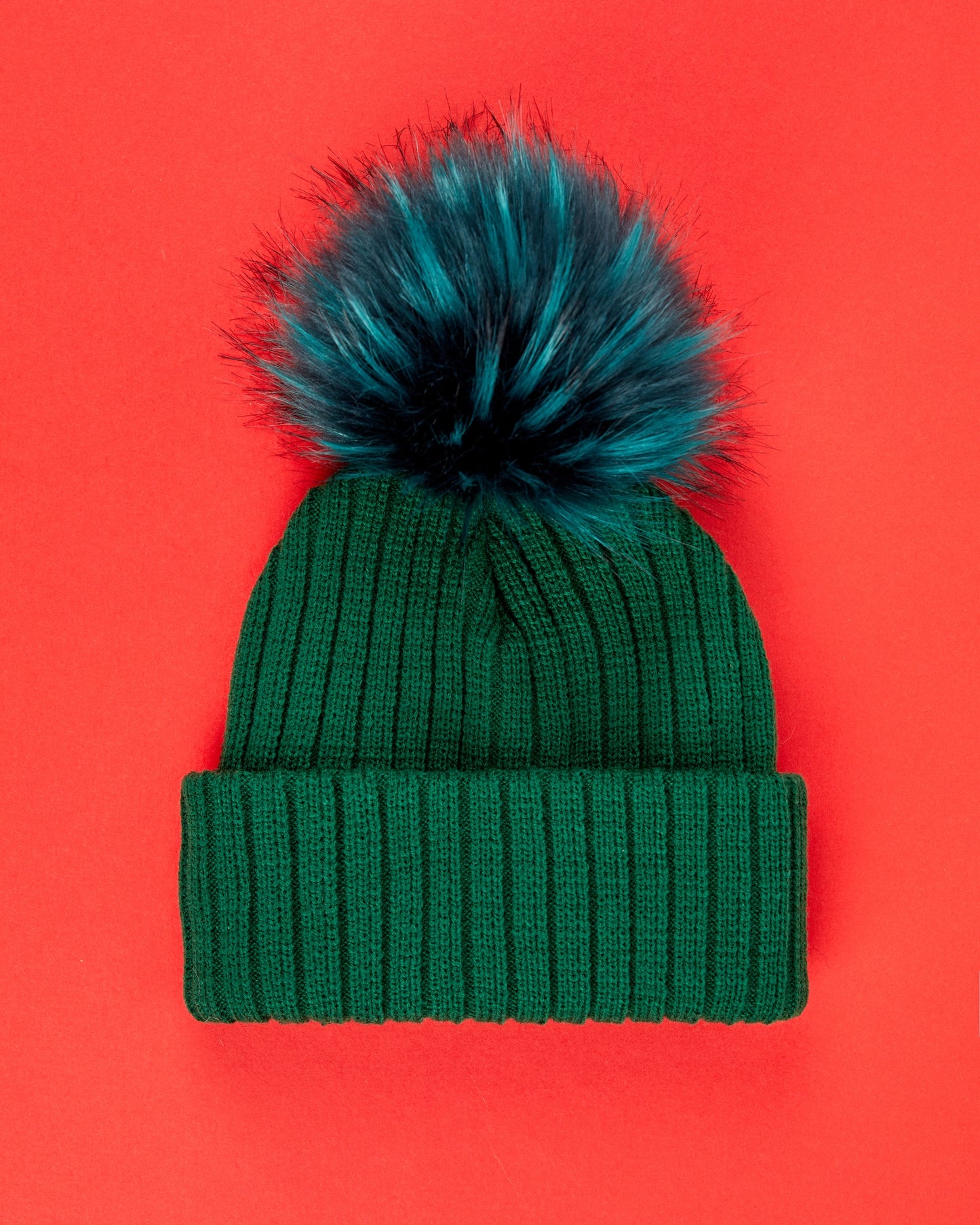 SURPRISE TRIO : 3 Knit Beanies, 3 Removable Poms