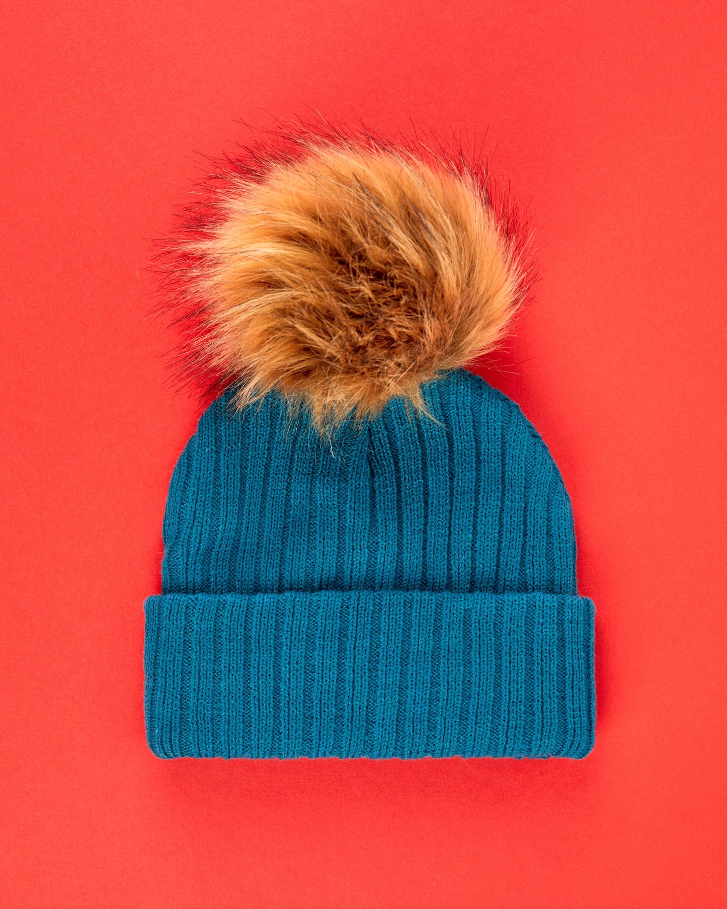 SURPRISE TRIO : 3 Knit Beanies, 3 Removable Poms