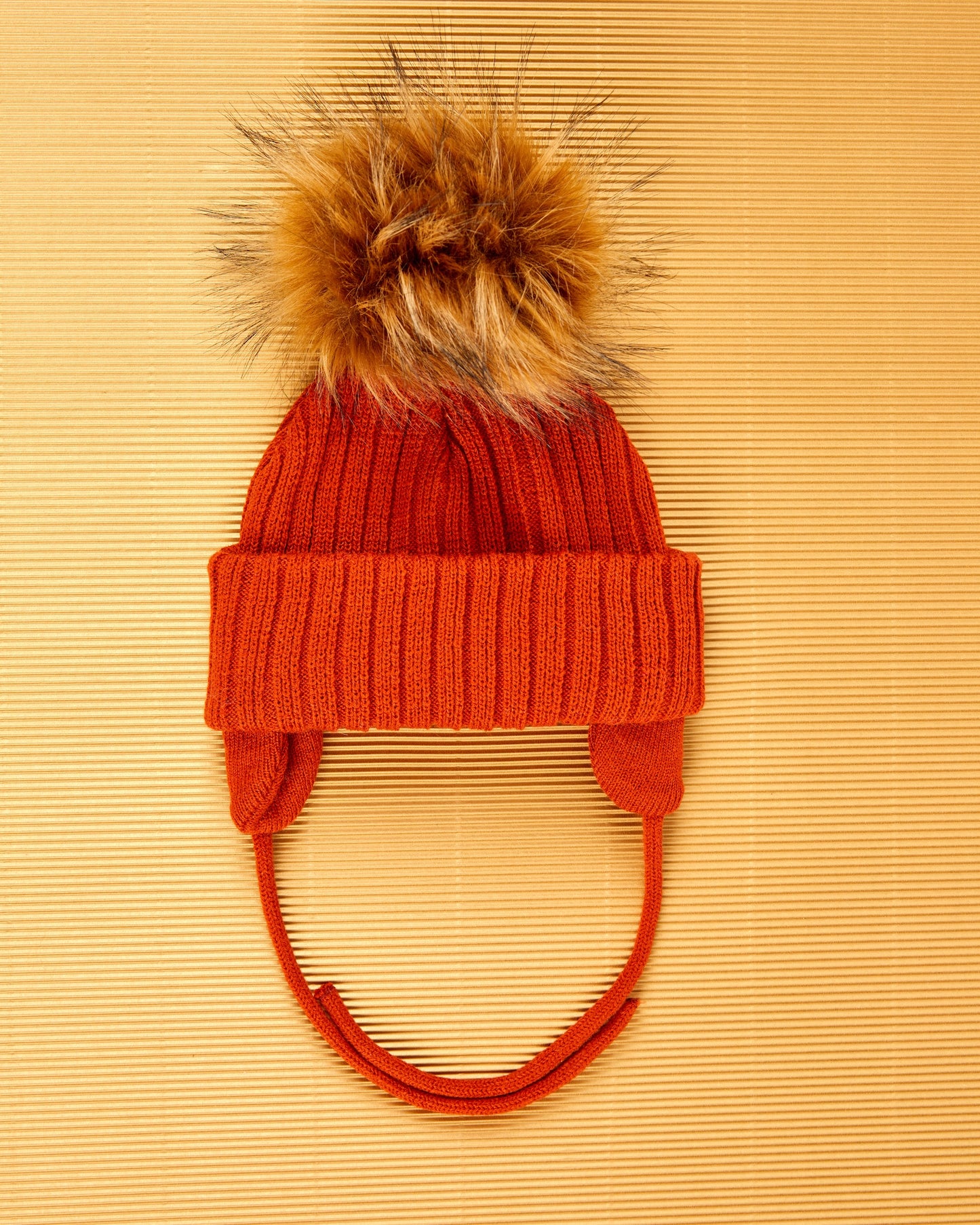 SURPRISE TRIO : 3 Knit Beanies, 3 Removable Poms