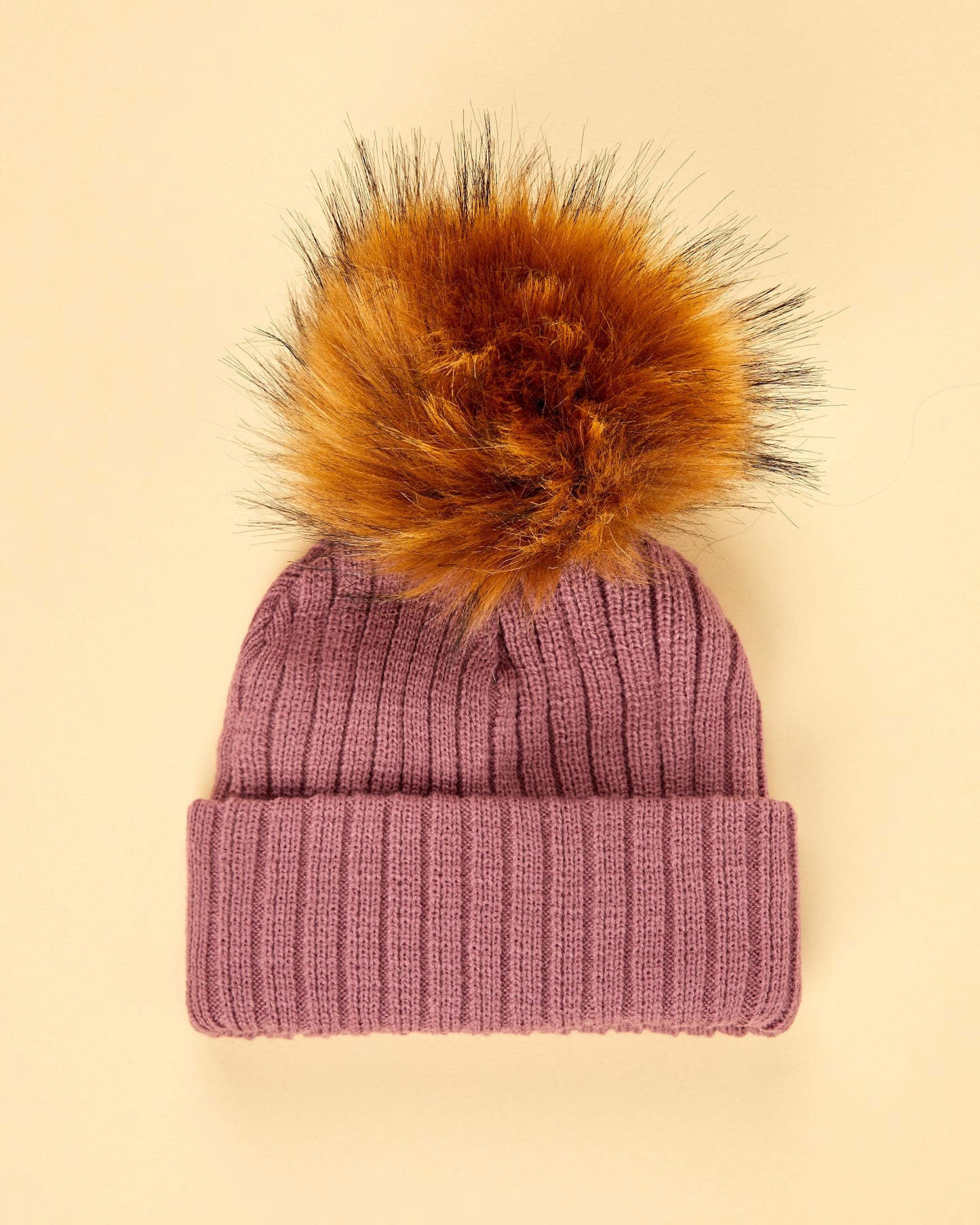 SURPRISE TRIO : 3 Knit Beanies, 3 Removable Poms
