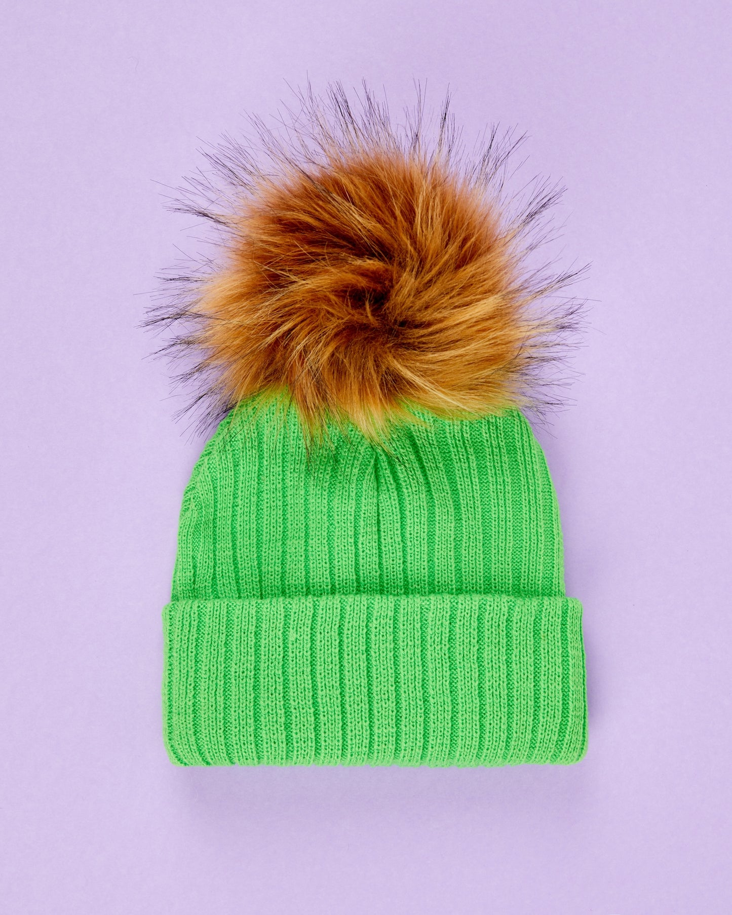 SURPRISE TRIO : 3 Knit Beanies, 3 Removable Poms