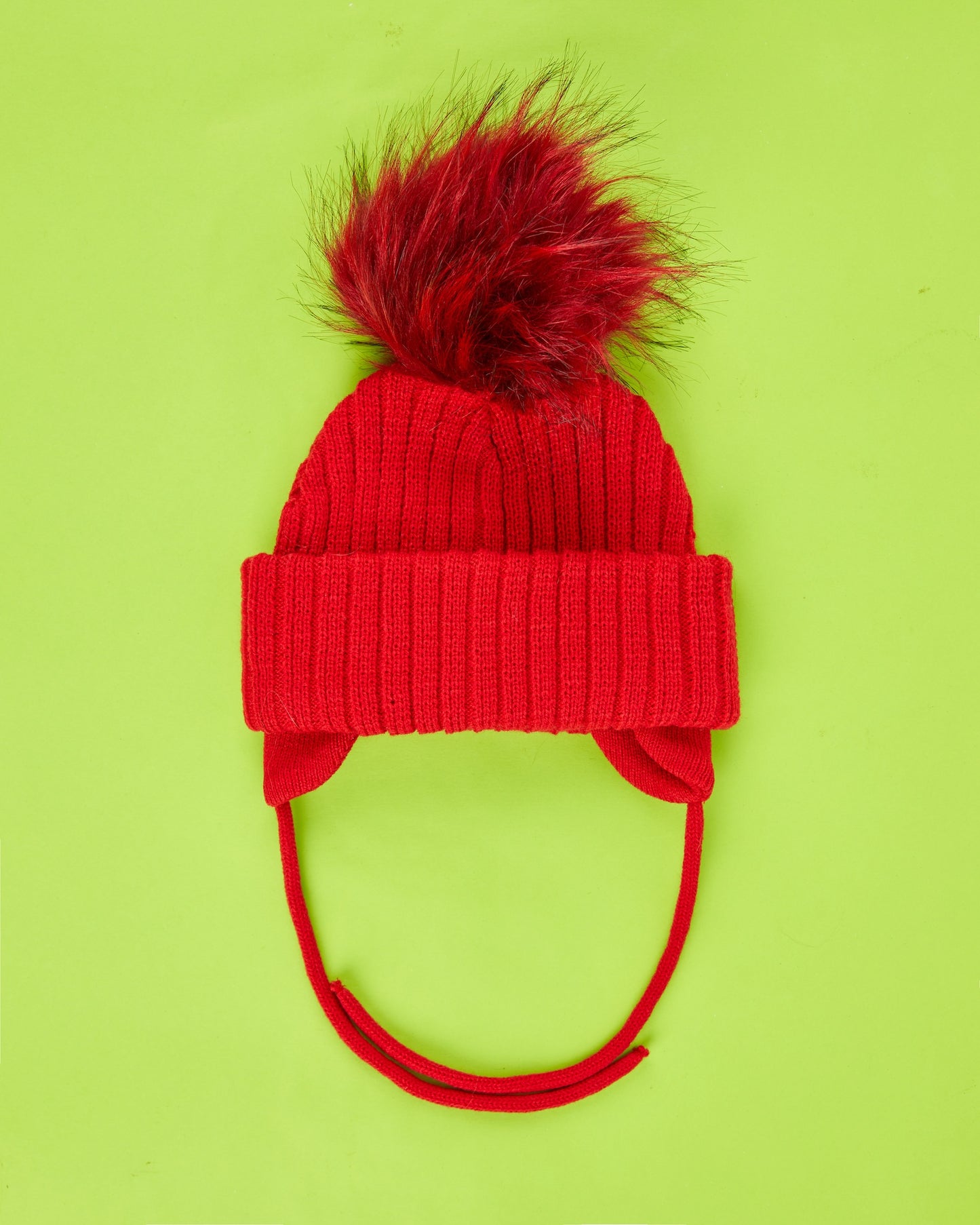 SURPRISE TRIO : 3 Knit Beanies, 3 Removable Poms
