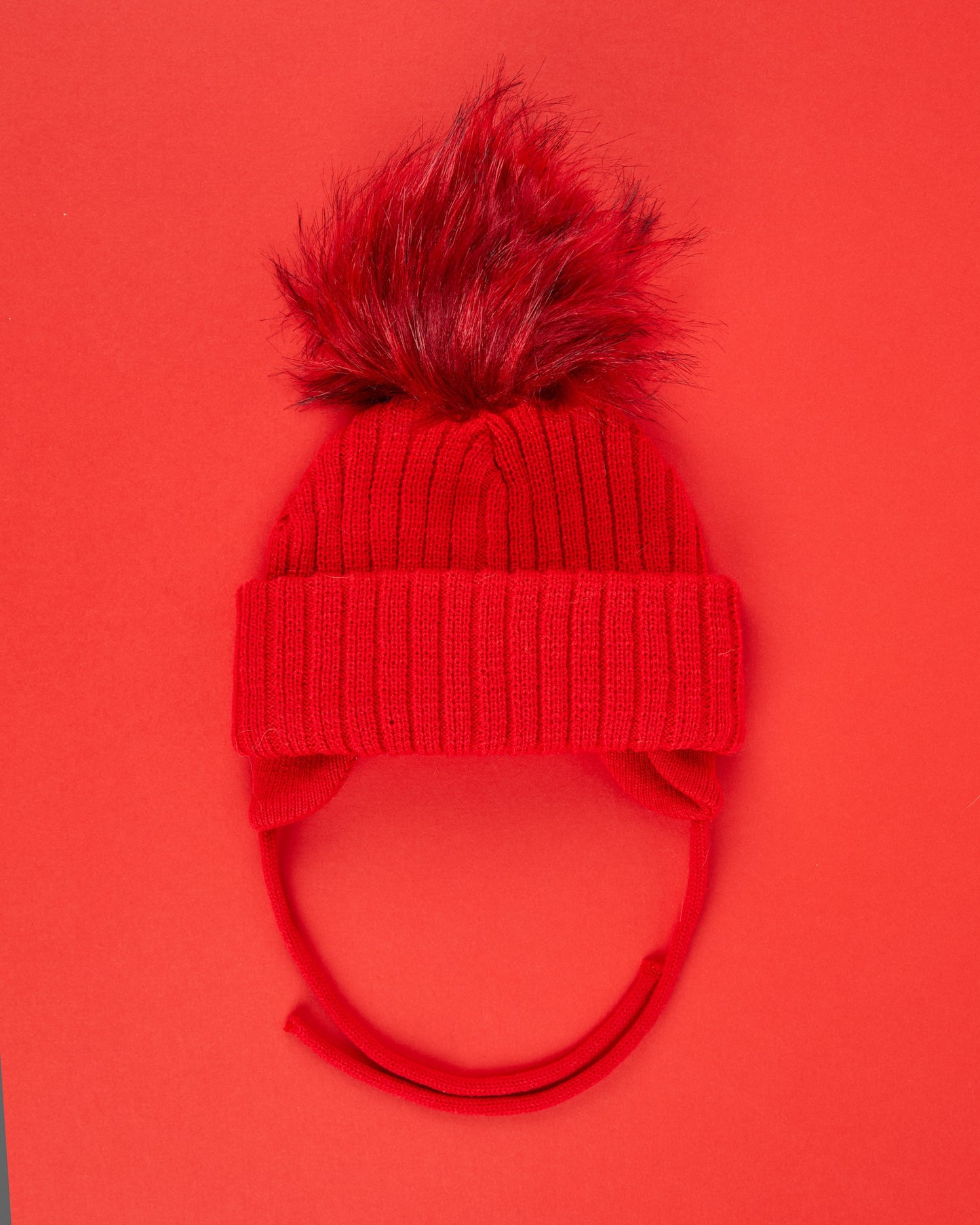 SURPRISE TRIO : 3 Knit Beanies, 3 Removable Poms