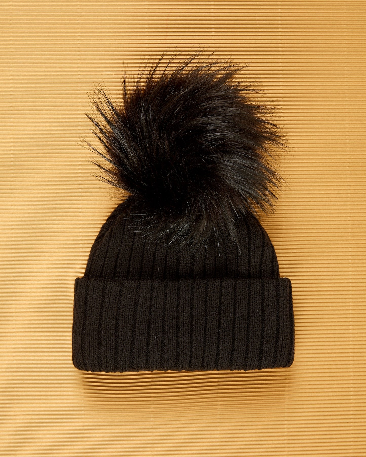 SURPRISE TRIO : 3 Knit Beanies, 3 Removable Poms