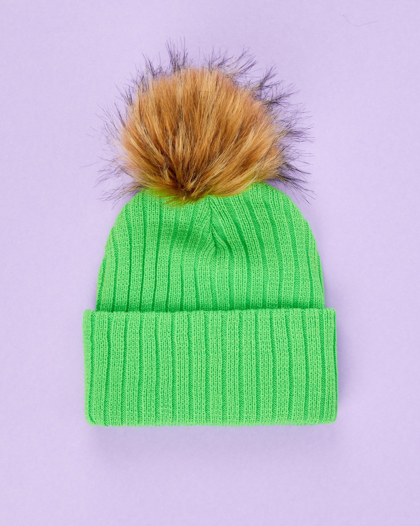 SURPRISE TRIO : 3 Knit Beanies, 3 Removable Poms