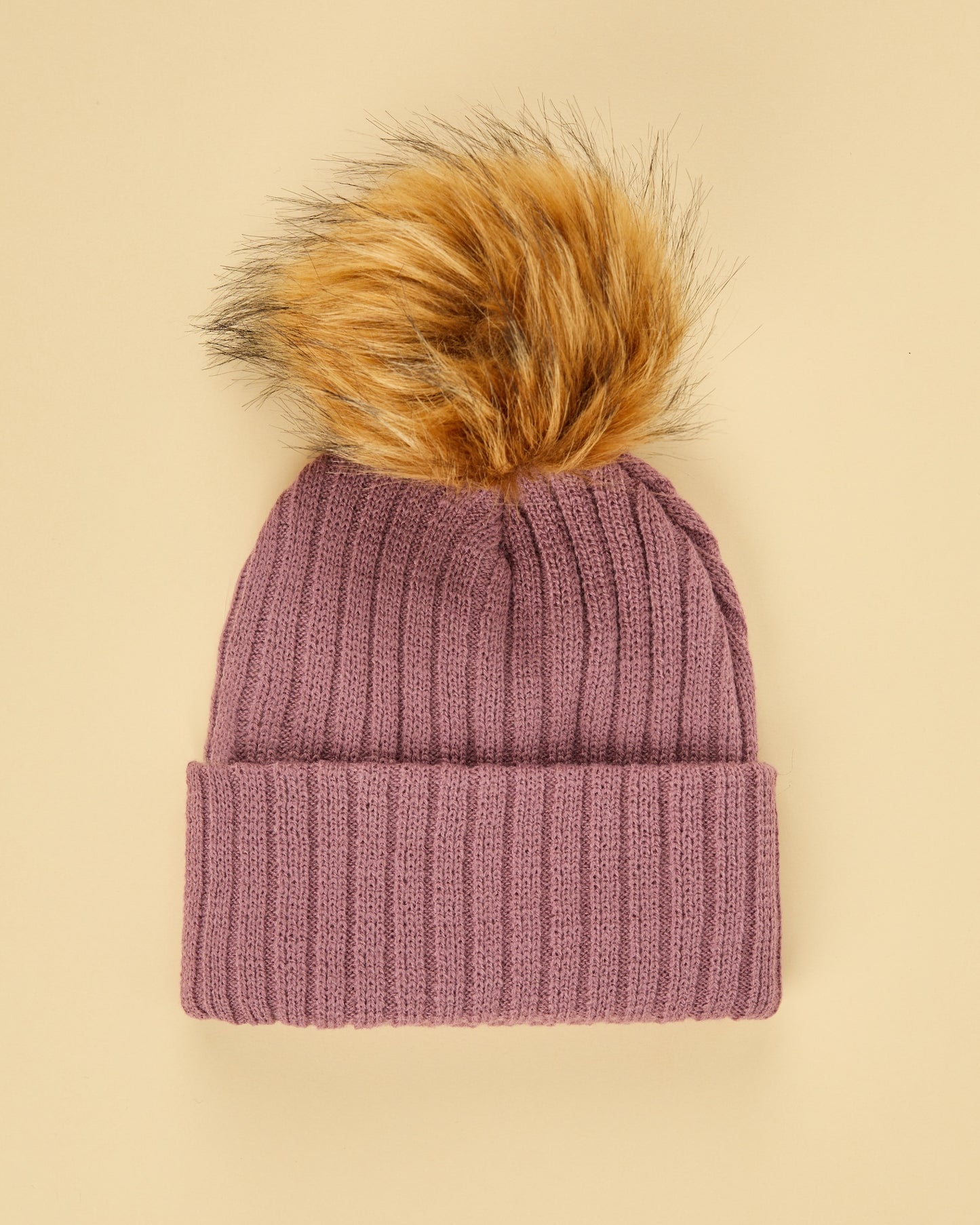 SURPRISE TRIO : 3 Knit Beanies, 3 Removable Poms