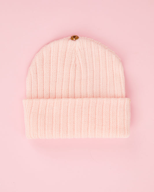 Kid Knit Beanie - Removable pom